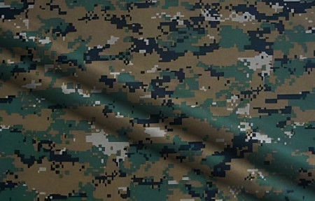 Ткань смесовая Грета-Флис кмф в Омске