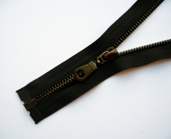 Молния металл Т-8 1 замок 60см (100шт) оксид