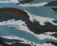 Ткань Оксфорд 600 WR/PU Рип-Стоп 200+/-10гр.м2 кмф (С-112 мох серый)