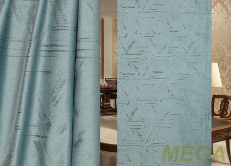 Ткани портьерные Печать Велюр HH TJ254-2/280 PVPech