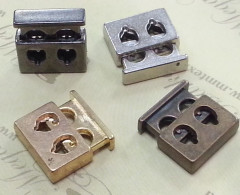 Фиксатор 1158 2-х дырочный металлизированный(уп.1000шт.)