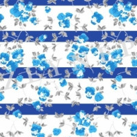 Полотно трикотажное Кулирка 30/1 набивная в рулоне  в Омске
