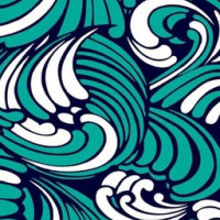 Полотно трикотажное Кулирка 30/1 набивная в рулоне  в Омске